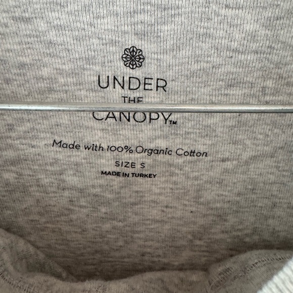 Under the Canopy 3 Piece Lounge Pajama Set Set: Robe, Pants, Long Sleeve Shirt - Picture 8 of 8